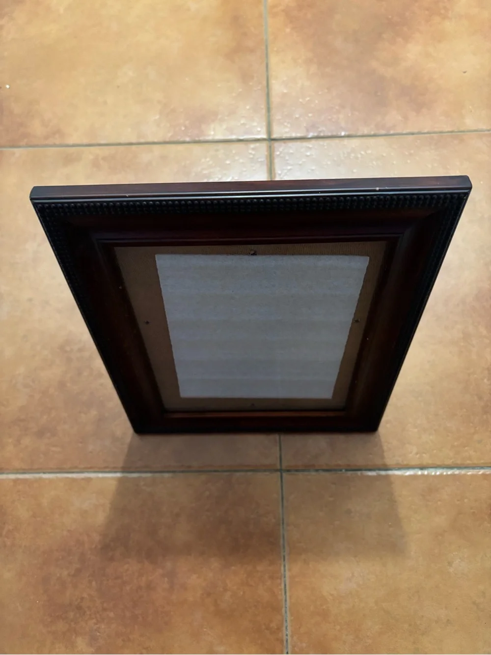 Burnes of Boston rich dark wood frame Edge is beaded Use horizontally/vertically